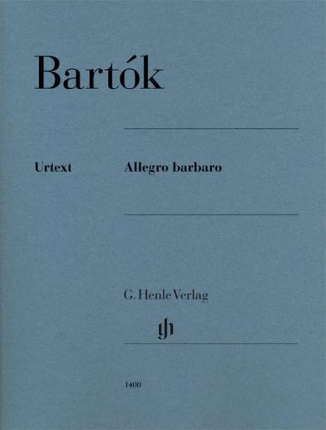 Béla Bartók: Allegro barbaro, Buch