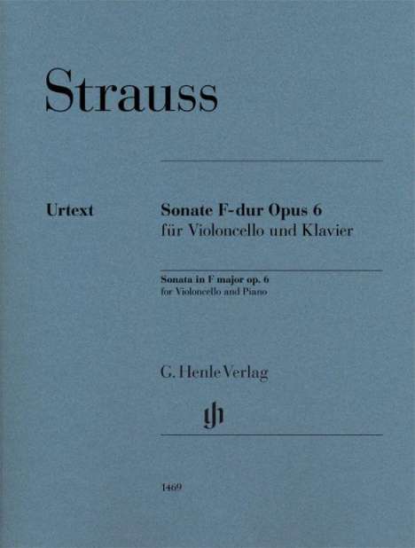 Strauss, Richard - Violoncellosonate F-dur op. 6, Buch