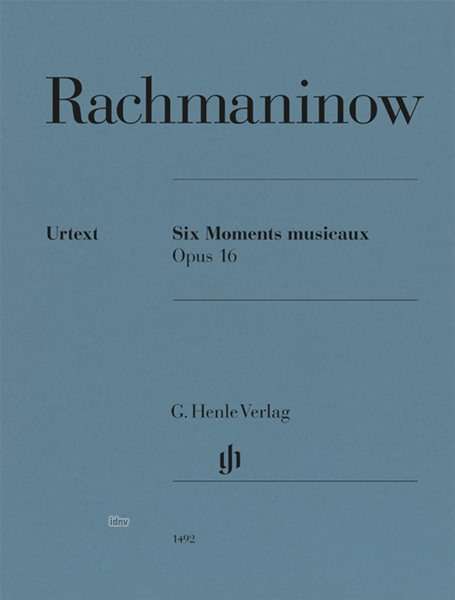 Sergej Rachmaninoff: Moments Musicaux op. 16 für Klavier, Noten