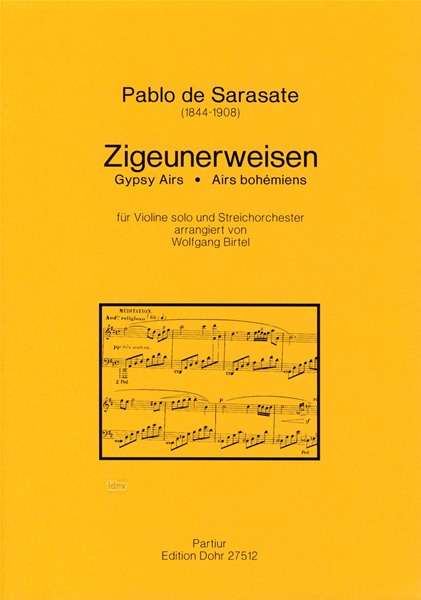 Pablo de Sarasate: Zigeunerweisen op. 20, Noten