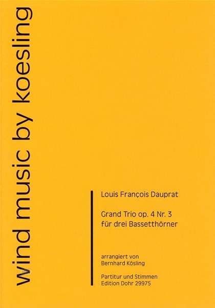 Louis Francois Dauprat: Grand Trio op. 4/3, Noten