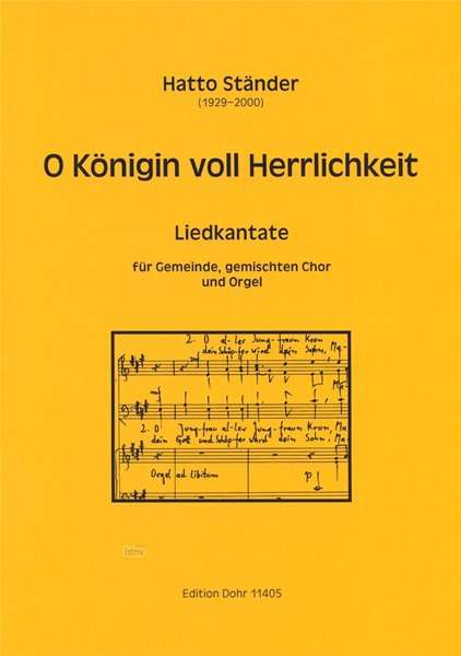 Hatto Ständer: O Königin voll Herrlichkeit (1981), Noten
