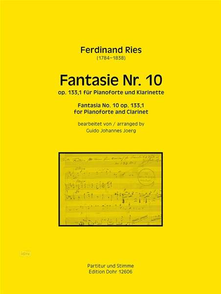 Ferdinand Ries: Fantasie Nr. 10 op. 133,1, Noten