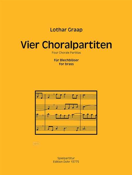 Lothar Graap: Vier Choralpartiten für Blechbläser, Noten