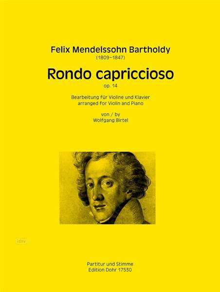 Felix Mendelssohn Bartholdy: Rondo capriccioso op. 14, Noten