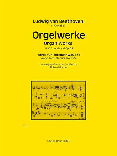 Ludwig van Beethoven: Orgelwerke, Noten