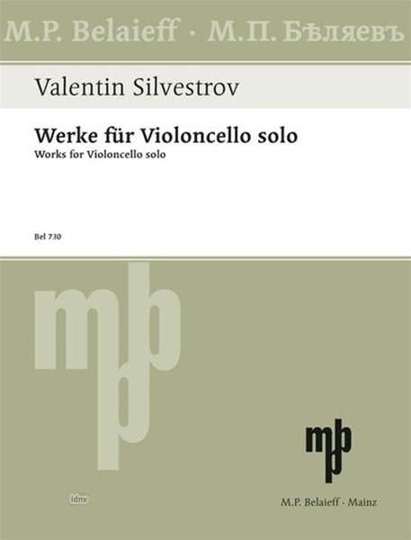Valentin Silvestrov: Silvestrov, Valentin:Werke für Violoncello sol, Noten