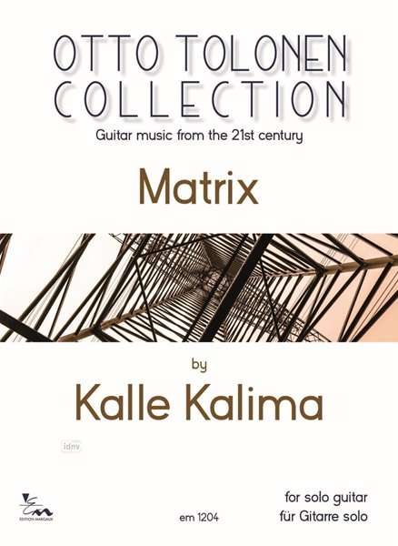 Kalle Kalima: Matrix für Gitarre, Noten