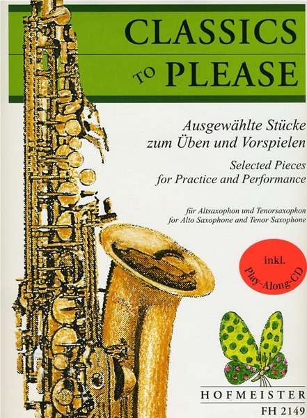 Classics to Please, für Altsaxophon + Tenorsaxophon, m. Audio-CD, Noten