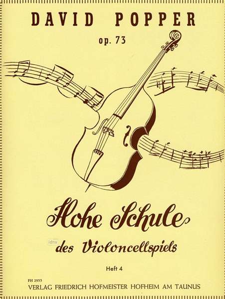 Hohe Schule des Violoncellspiels op. 73. H.4, Noten