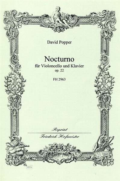 David Popper: Nocturno op. 22, Noten