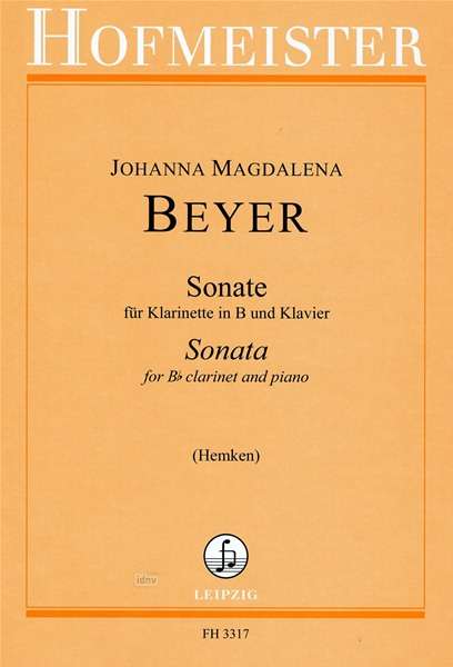 Johanna Beyer: Sonate, Noten