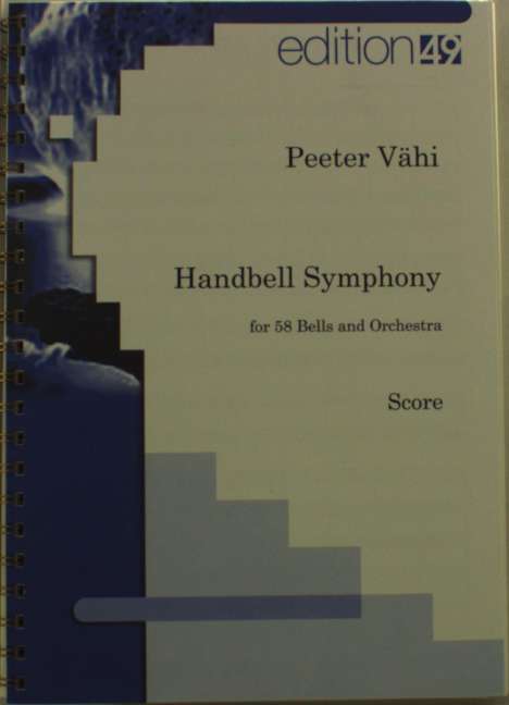 Peeter Vähi: Handbell Symphony, Noten