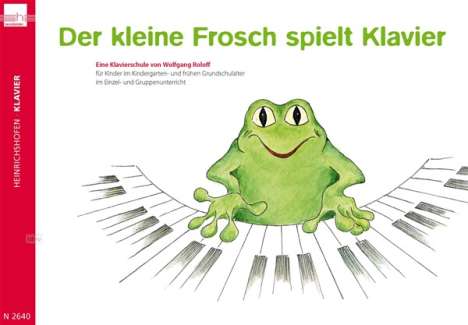 Wolfgang Roloff: Der kleine Frosch spielt Klavi, Noten