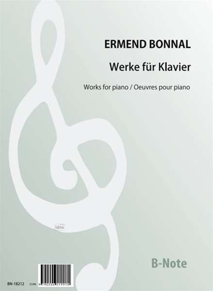 Joseph-Ermend Bonnal: Werke für Klavier, Noten