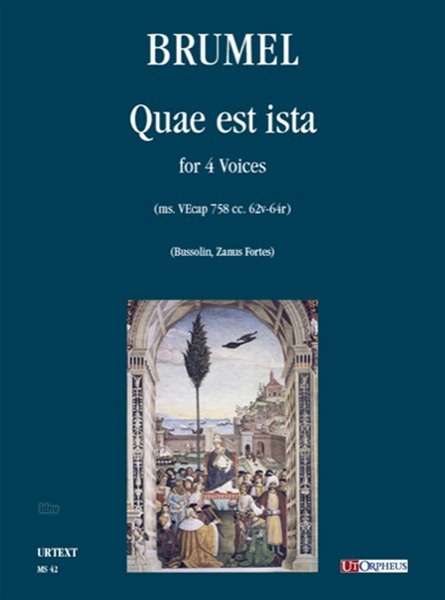 Antoine Brumel: Quae est ista (ms. VEcap 758 cc. 62v-64r) for 4 Voices, Noten