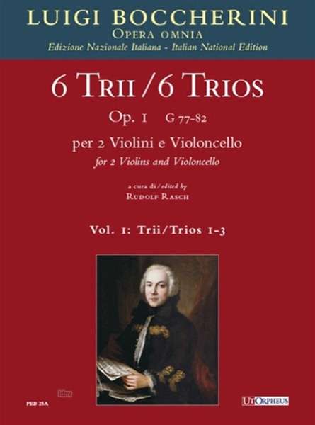 Luigi Boccherini: 6 Trios Op. 1 (G 77-82) for 2 Violins and Violoncello. Vol. 1: Trios Nos. 1-3, Noten