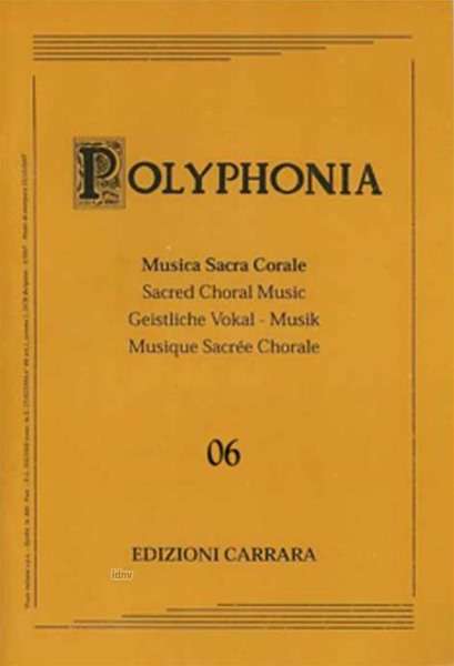 Domenico Bartolucci: Polyphonia 6, Noten
