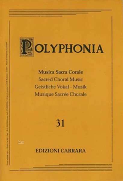Polyphonia 31, Noten