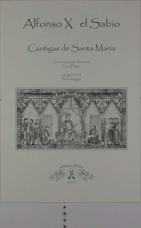 Alfonso el Sabio: Cantigas de Santa Maria, Noten