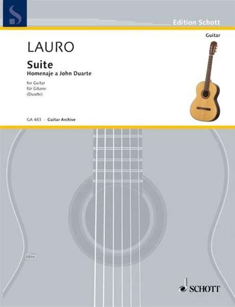 Antonio Lauro: Suite, Noten