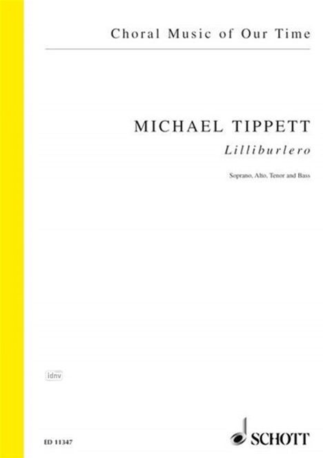 Michael Tippett: Tippett,S.M.        :Vier Lieder... /CP /Gemch /GH, Noten