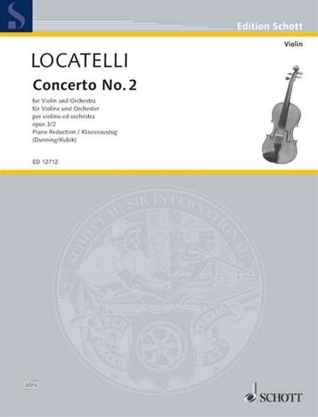 Pietro Locatelli: Concerto c-Moll op. 3, Noten