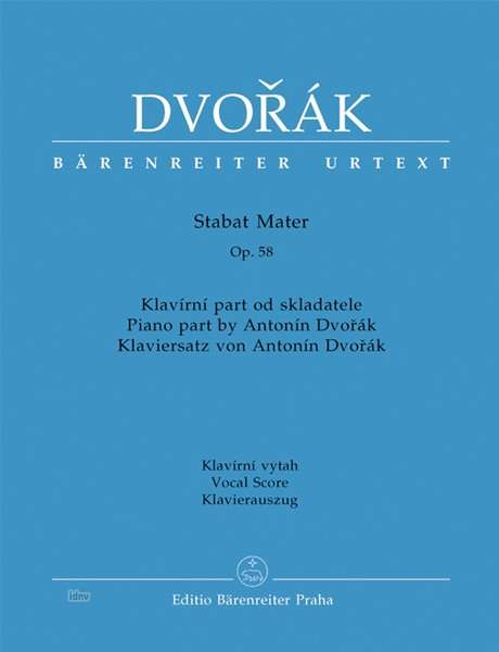 Dvorak:Stabat Mater op.58 (Klavierauszug), Noten