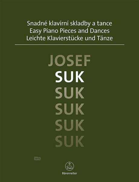 Josef Suk (1929-2011): Leichte Klavierstücke und Tänze, Buch