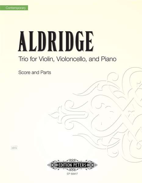 Robert Aldridge: Trio for Violin, Cello and Piano, Noten