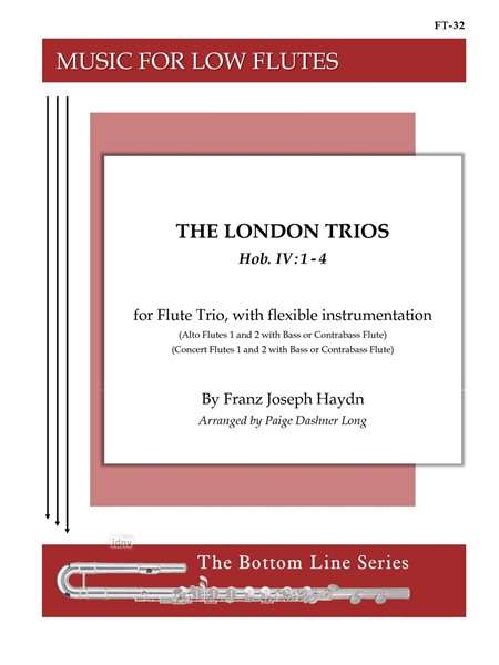 Joseph Haydn: The London Trios for Flute Trio, Noten