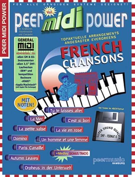 Charles Aznavour: Peer Midi Power Vol. 2 - French Chansons, Noten