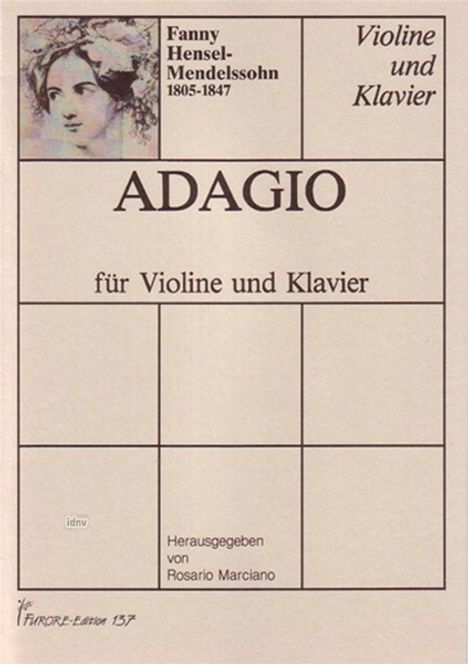 Fanny Mendelssohn-Hensel: Adagio, Noten
