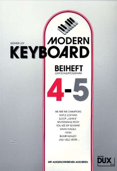 Günter Loy: Modern Keyboard, Noten