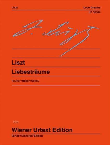 Franz Liszt: Liebesträume, Noten
