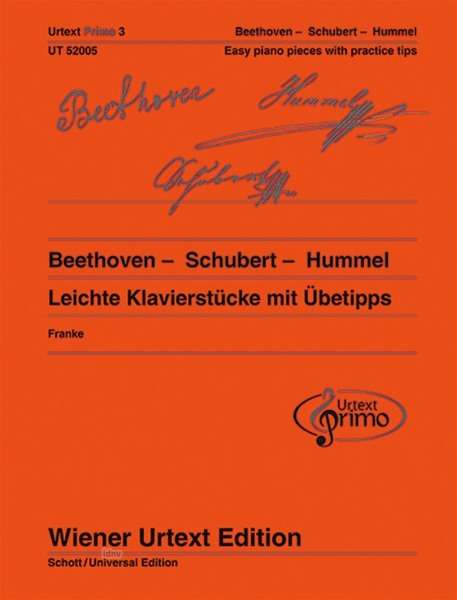 Ludwig van Beethoven: Beethoven - Schubert - Hummel, Noten