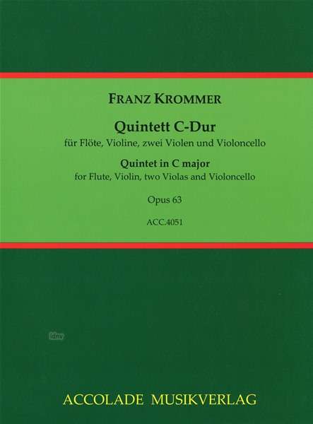 Franz Krommer: Quintett C-Dur op.63, Noten