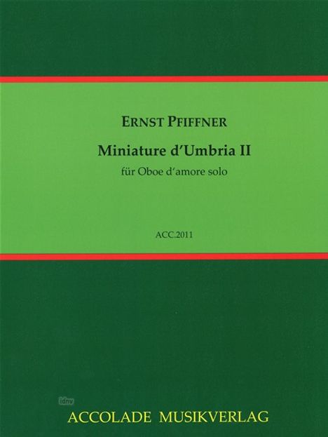 Ernst Pfiffner: Miniature d'Umbria II, Noten