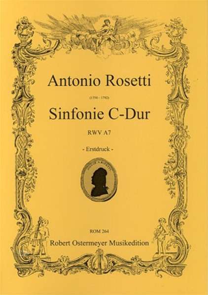 Antonio Rosetti: Sinfonie C-Dur A7, Noten