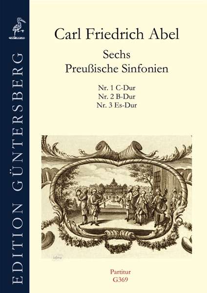 Carl Friedrich Abel: Sechs Preußische Sinfonien Nr. 1-3 WKO 37-39, Noten