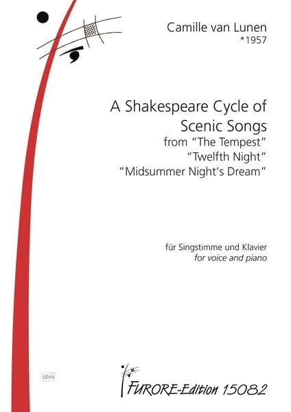 A Shakespeare Cycle of Scenic Songs (2018), Noten