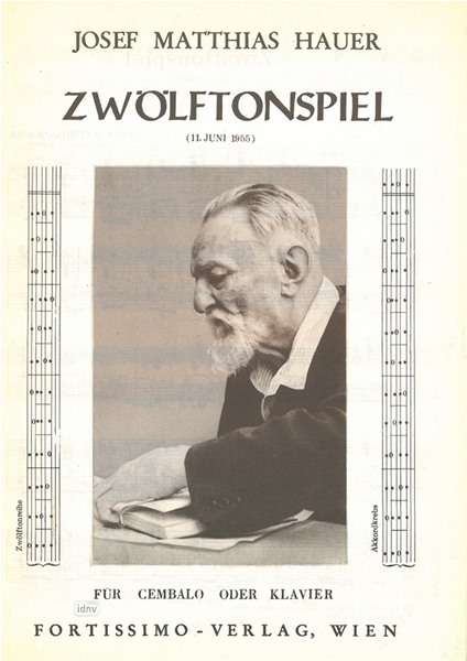 Josef Matthias Hauer: Zwölftonspiel (11. Juni 1955), Noten