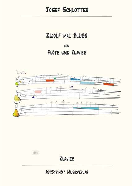 Josef Schlotter: 12 mal Blues für Flöte und Klavier, Noten