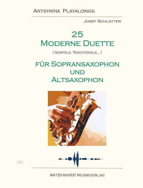 Traditionel: 25 moderne Duette für Sopran und Altsaxophon, Noten