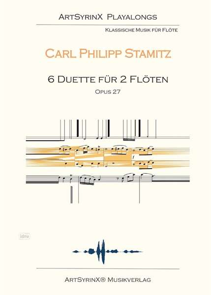 Carl Stamitz: 6 Duette für 2 Flöten op. 27, Noten