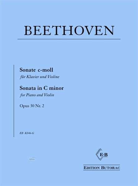 Ludwig van Beethoven: Violinsonate Nr. 7 c-moll op. 30 Nr. 2, Noten