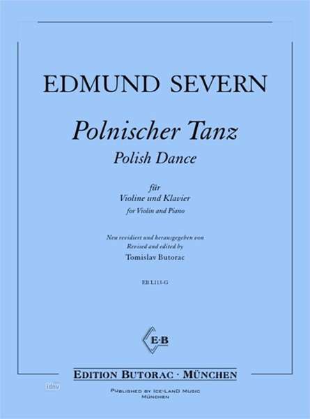 Edmund Severn: Polnischer Tanz, Noten