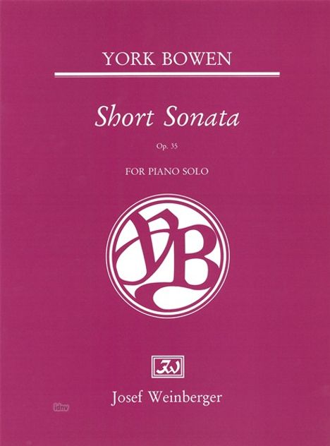 York Bowen: Short Sonata op. 35, Noten