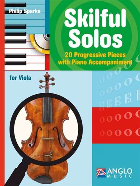 Sparke, P: Skilful Solos/Viola und Klavier/m. CD, Noten