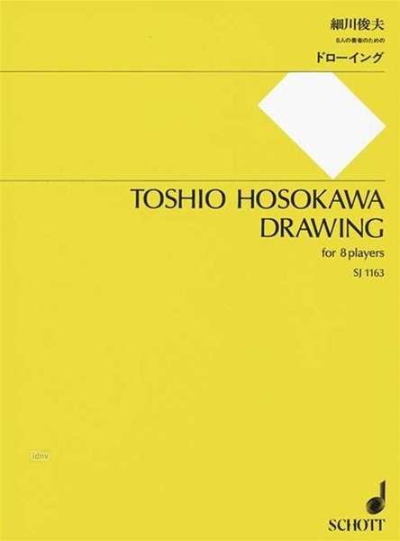 Toshio Hosokawa: Drawing, Noten